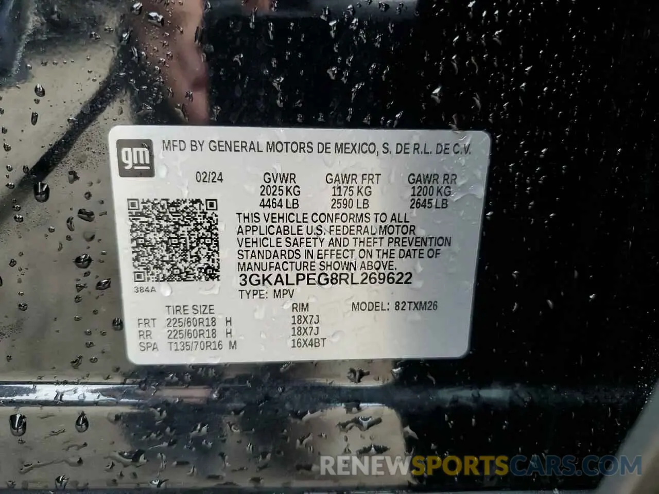 13 Photograph of a damaged car 3GKALPEG8RL269622 GMC TERRAIN 2024