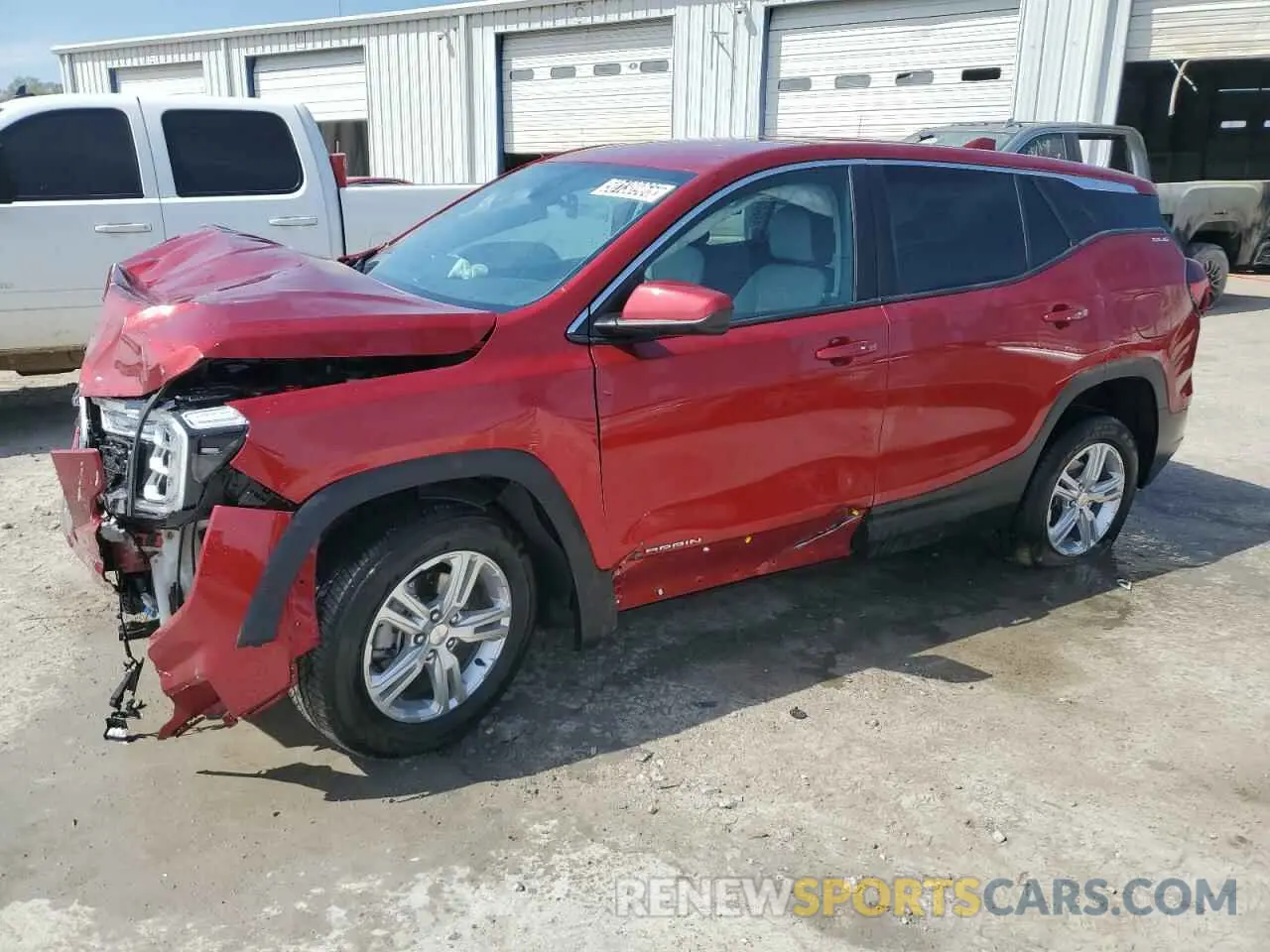 1 Photograph of a damaged car 3GKALTEG0RL294376 GMC TERRAIN 2024