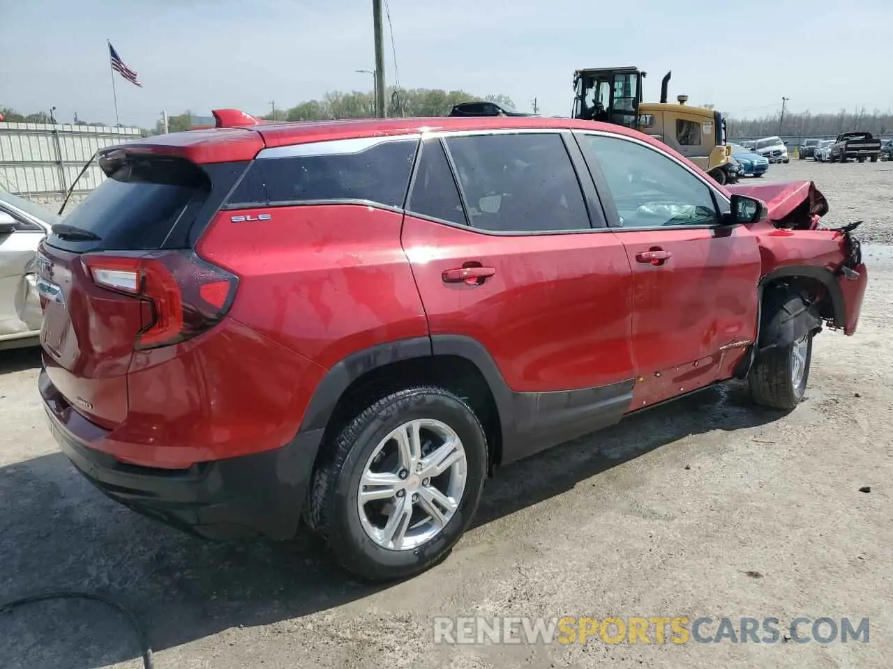 3 Photograph of a damaged car 3GKALTEG0RL294376 GMC TERRAIN 2024