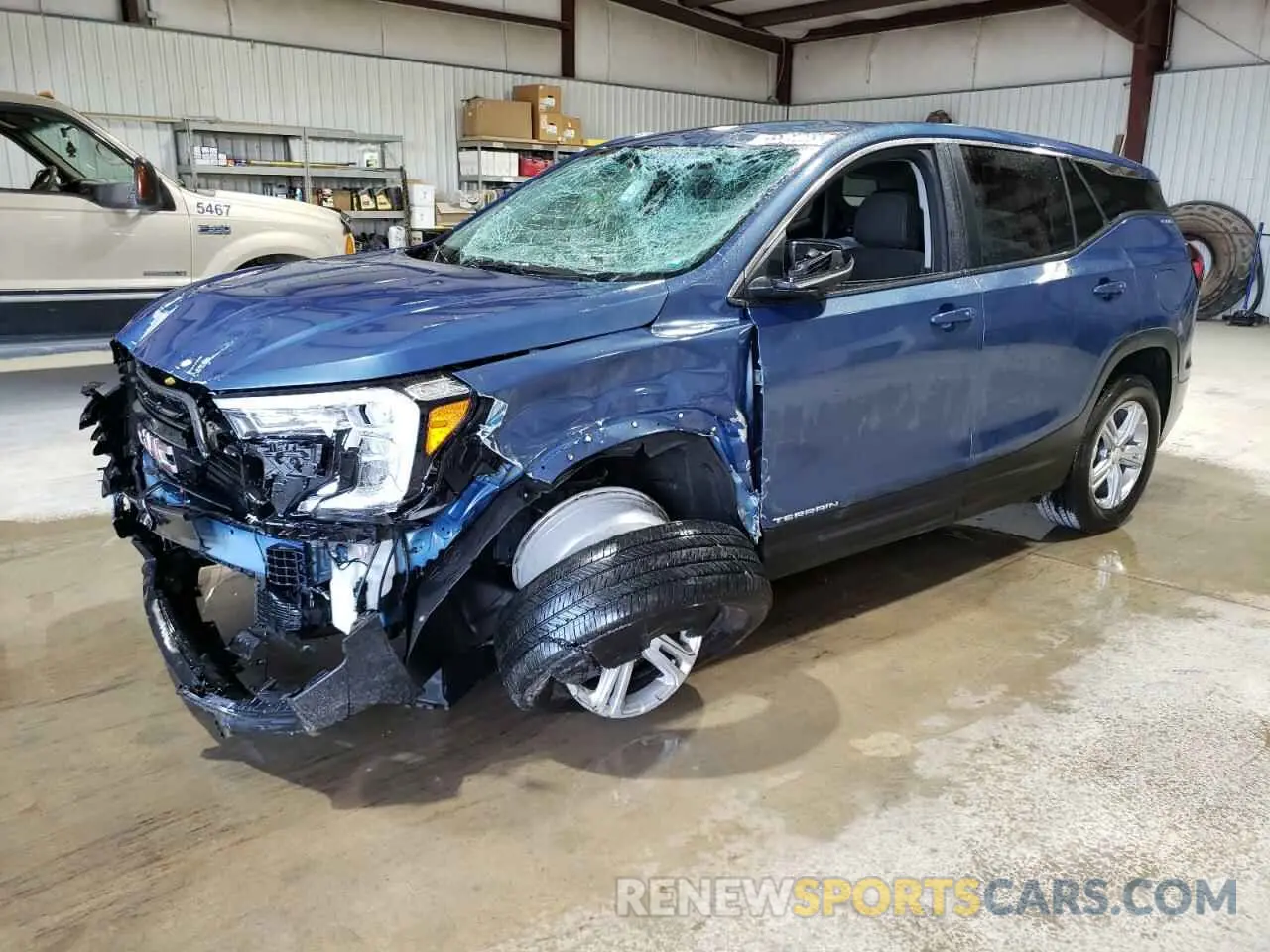 1 Photograph of a damaged car 3GKALTEG2RL357901 GMC TERRAIN 2024