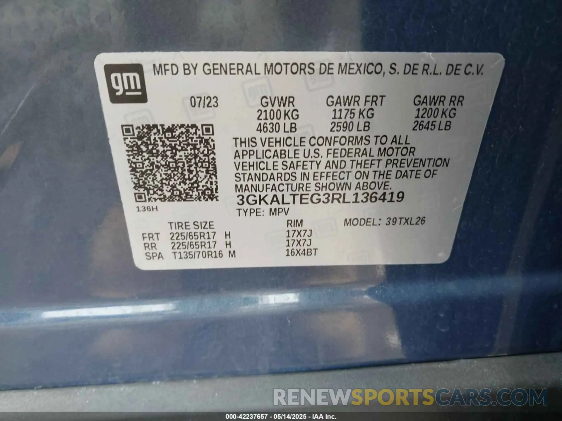9 Photograph of a damaged car 3GKALTEG3RL136419 GMC TERRAIN 2024