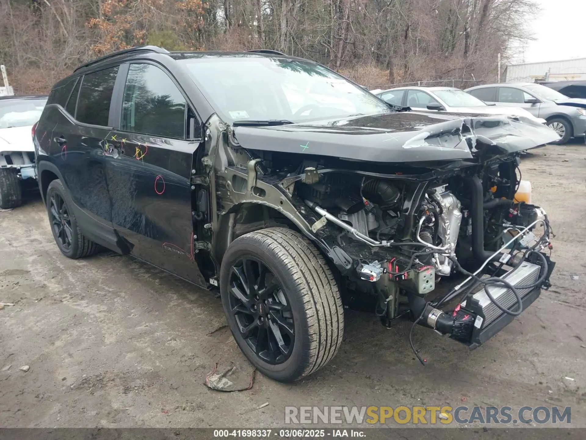 1 Photograph of a damaged car 3GKALTEG3RL320792 GMC TERRAIN 2024