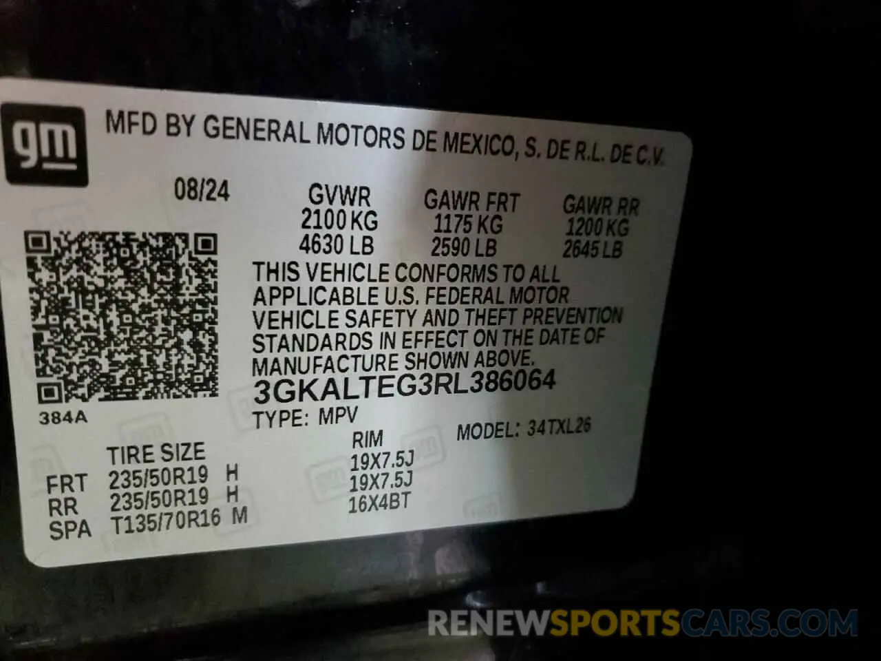 13 Photograph of a damaged car 3GKALTEG3RL386064 GMC TERRAIN 2024