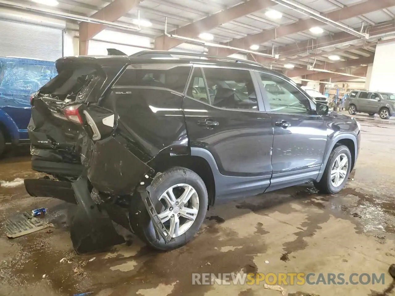3 Photograph of a damaged car 3GKALTEG3RL392446 GMC TERRAIN 2024
