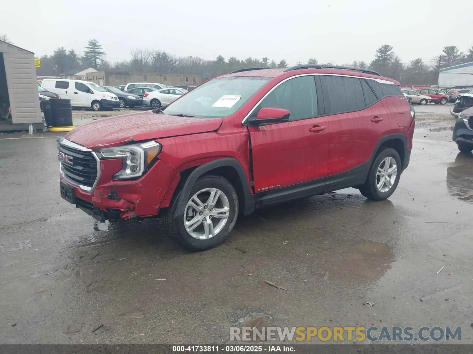 2 Photograph of a damaged car 3GKALTEG4RL162236 GMC TERRAIN 2024