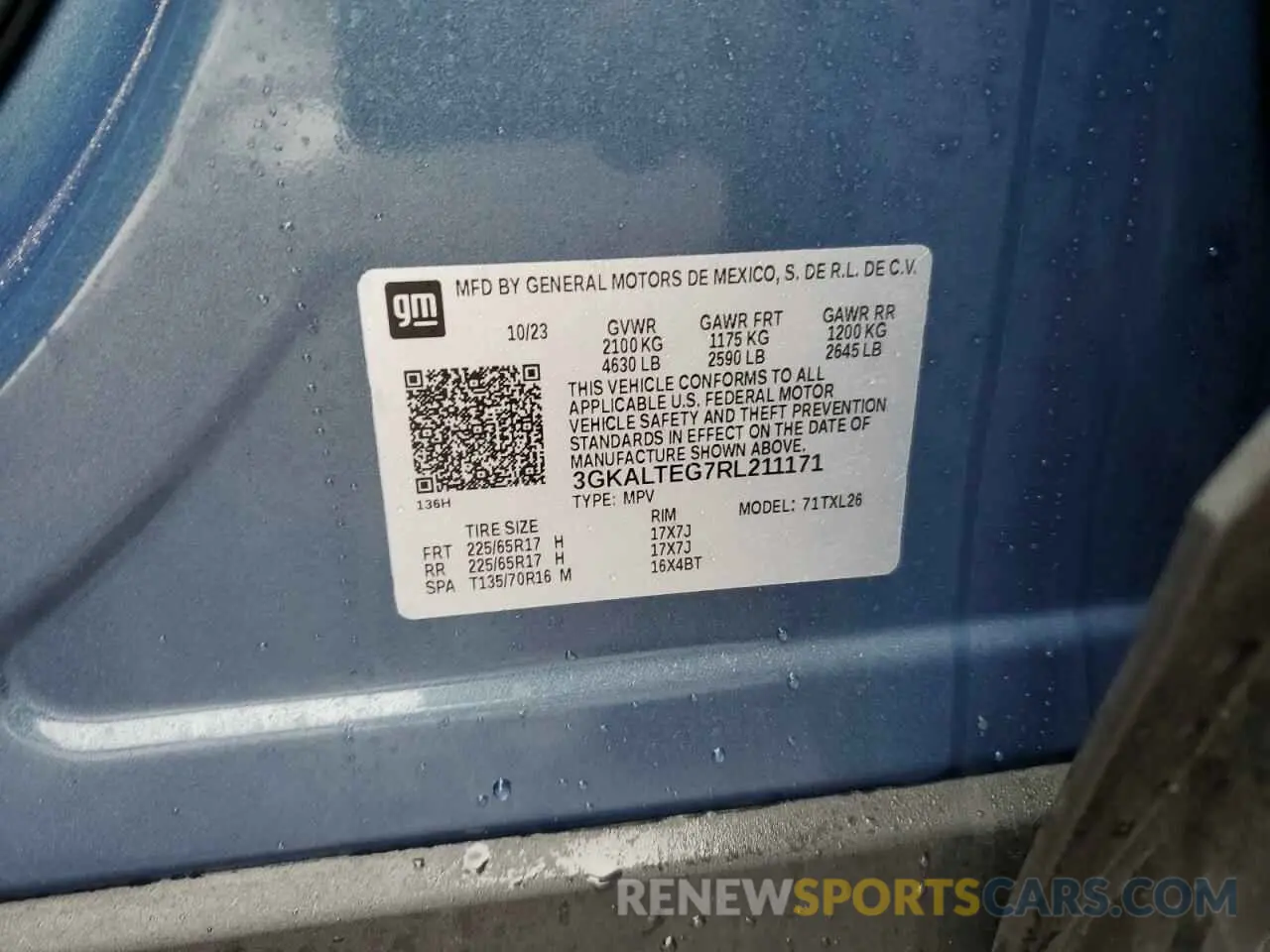 13 Photograph of a damaged car 3GKALTEG7RL211171 GMC TERRAIN 2024