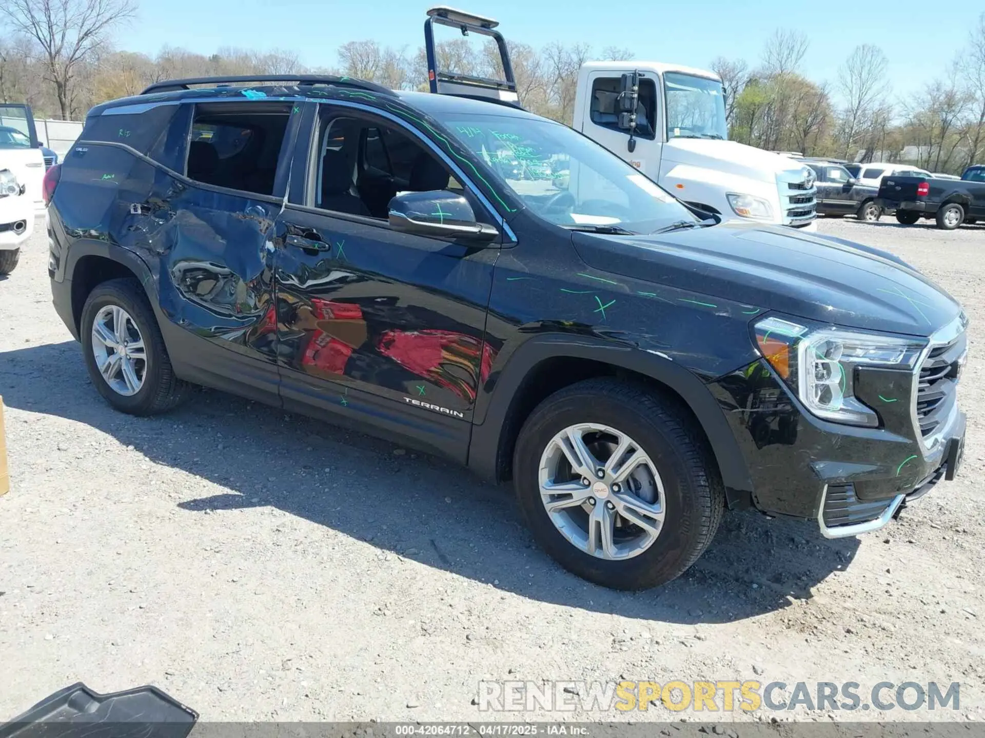 1 Photograph of a damaged car 3GKALTEG8RL110916 GMC TERRAIN 2024