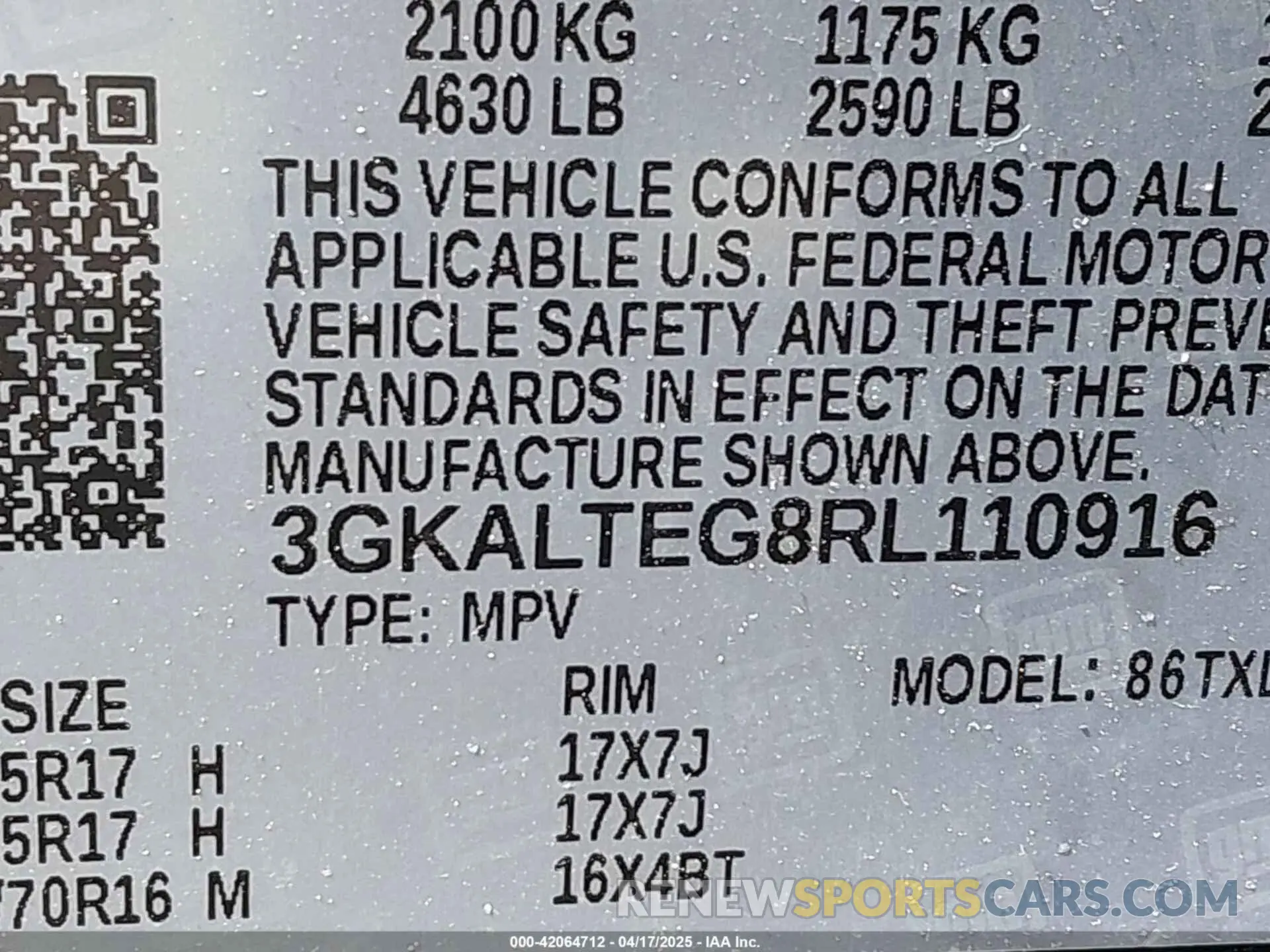 9 Photograph of a damaged car 3GKALTEG8RL110916 GMC TERRAIN 2024