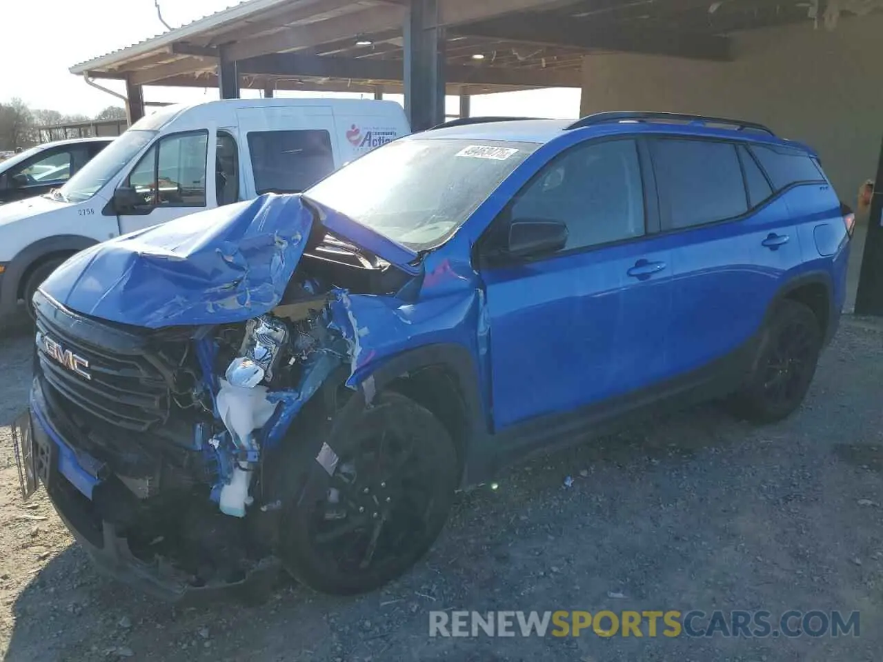 1 Photograph of a damaged car 3GKALTEG8RL272416 GMC TERRAIN 2024