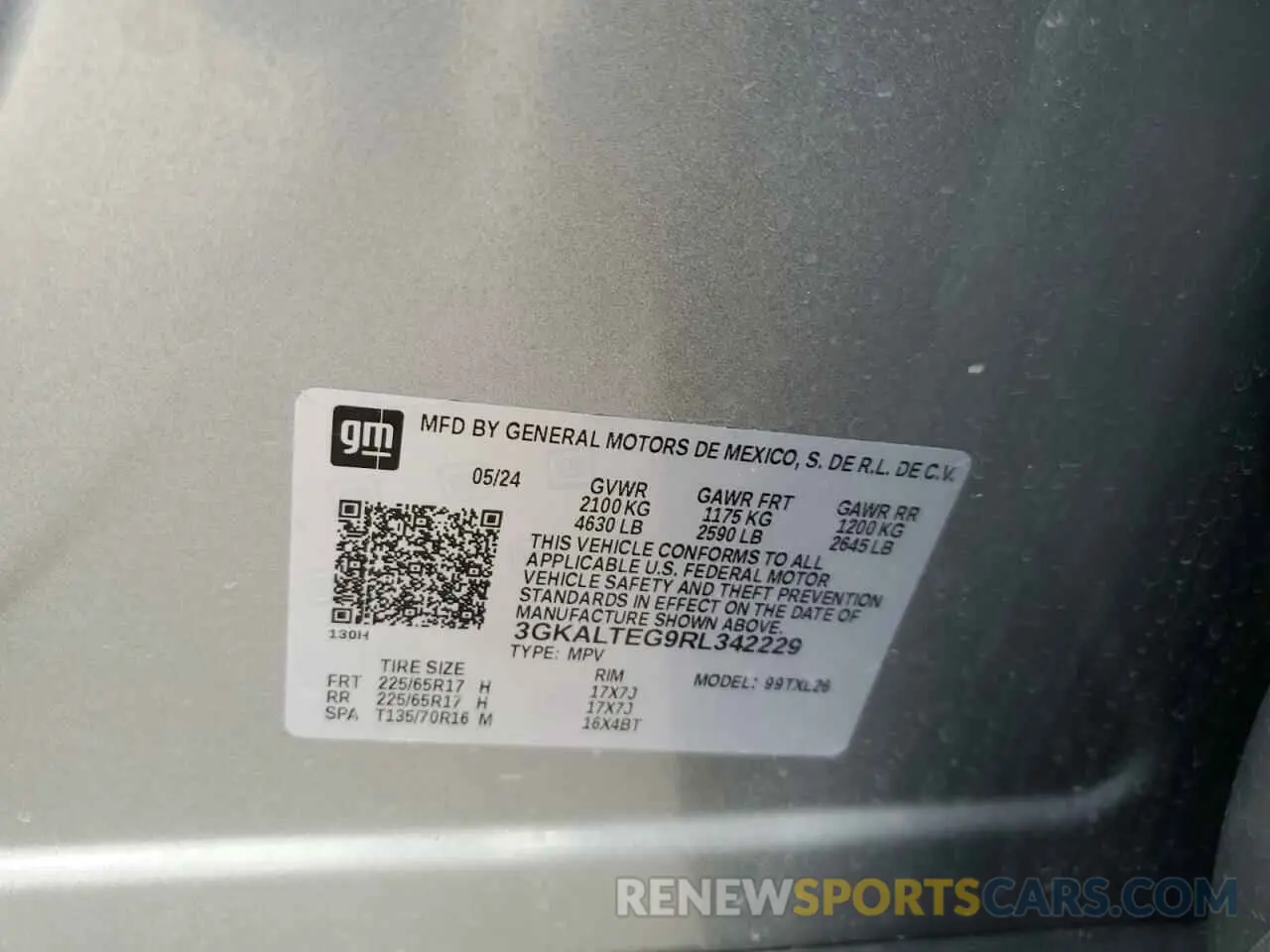 13 Photograph of a damaged car 3GKALTEG9RL342229 GMC TERRAIN 2024