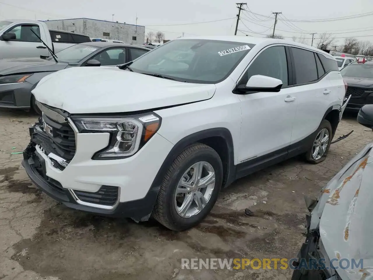 1 Photograph of a damaged car 3GKALTEGXRL362506 GMC TERRAIN 2024