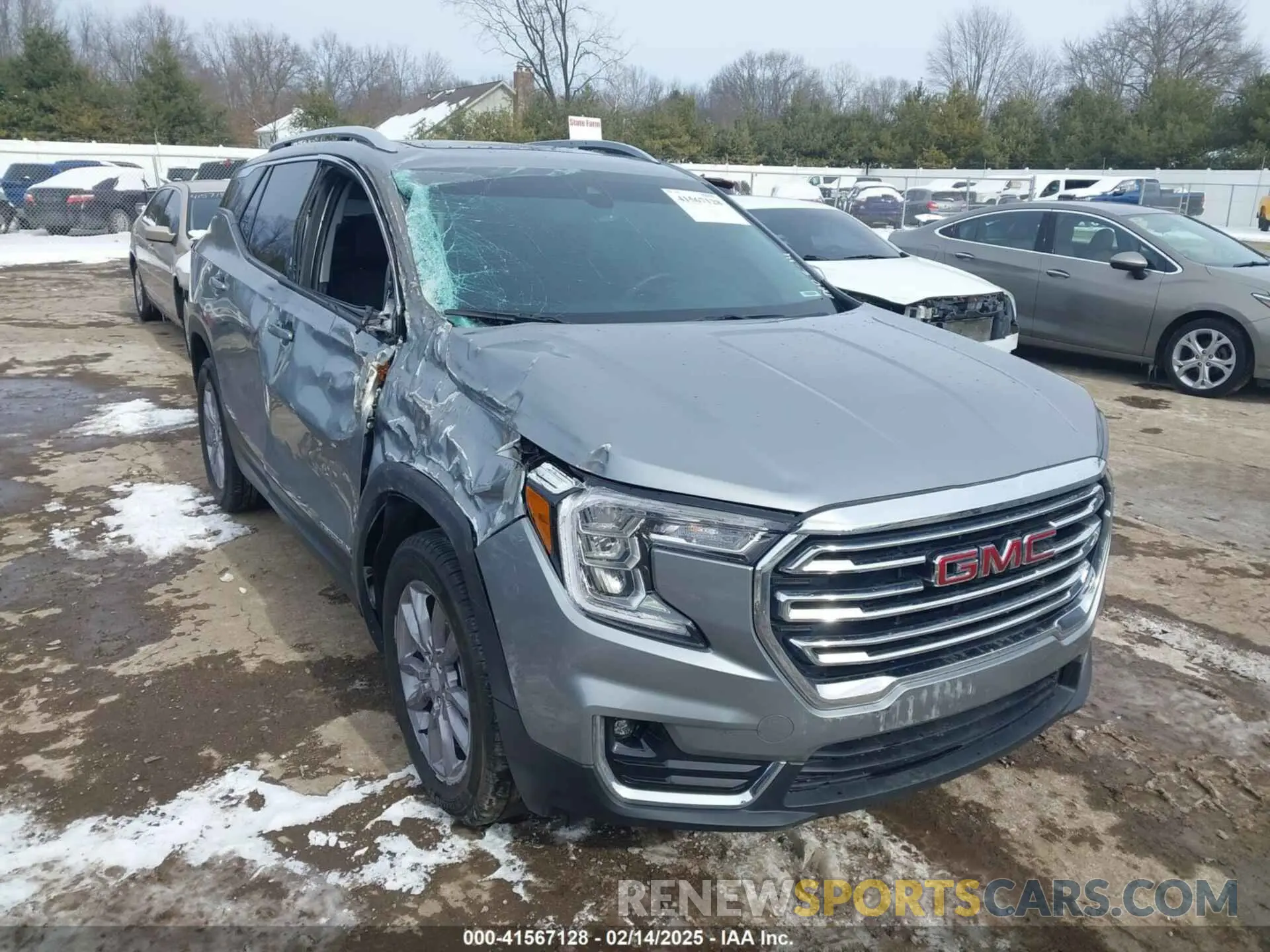 1 Photograph of a damaged car 3GKALVEG1RL171374 GMC TERRAIN 2024