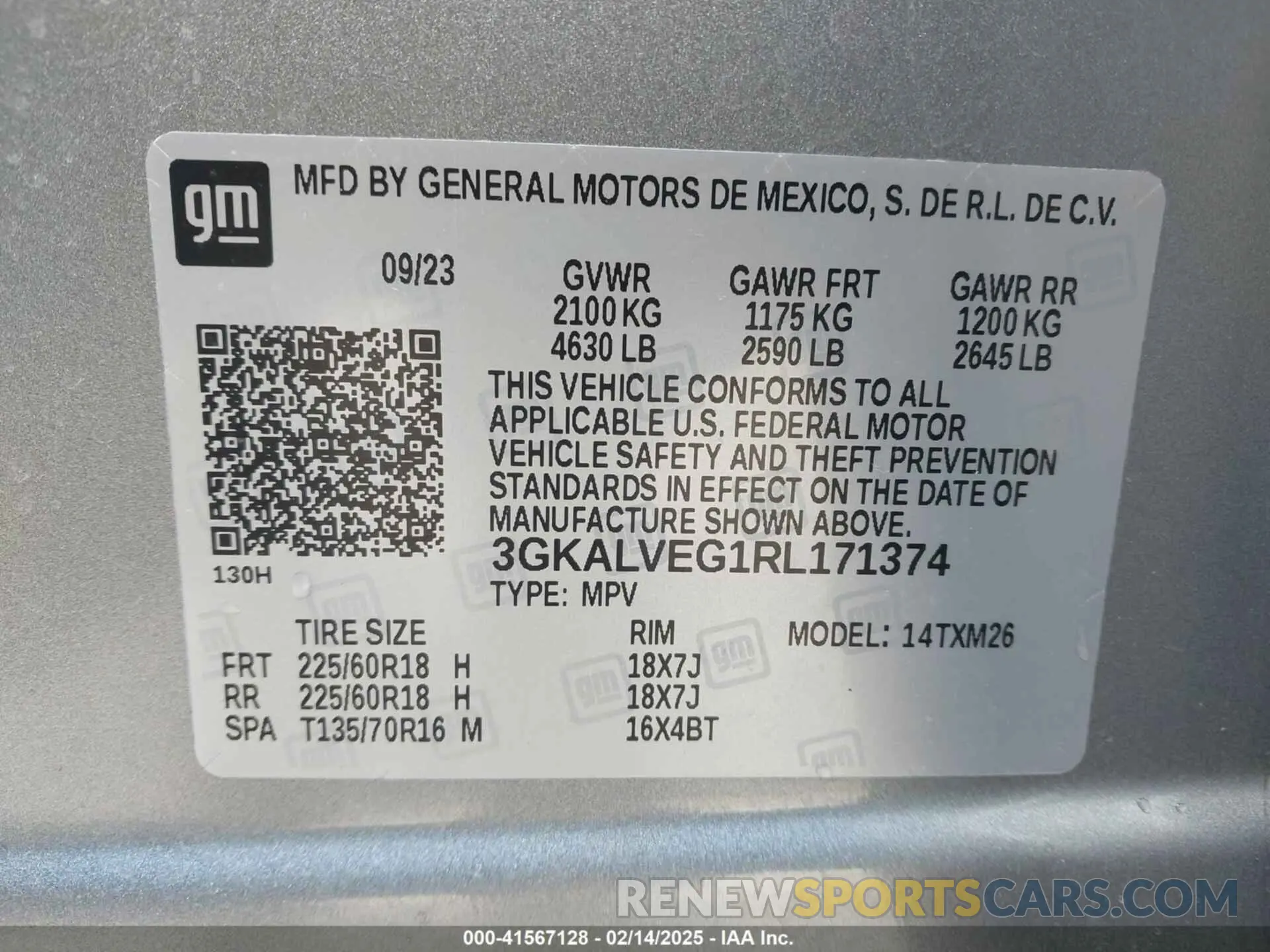9 Photograph of a damaged car 3GKALVEG1RL171374 GMC TERRAIN 2024
