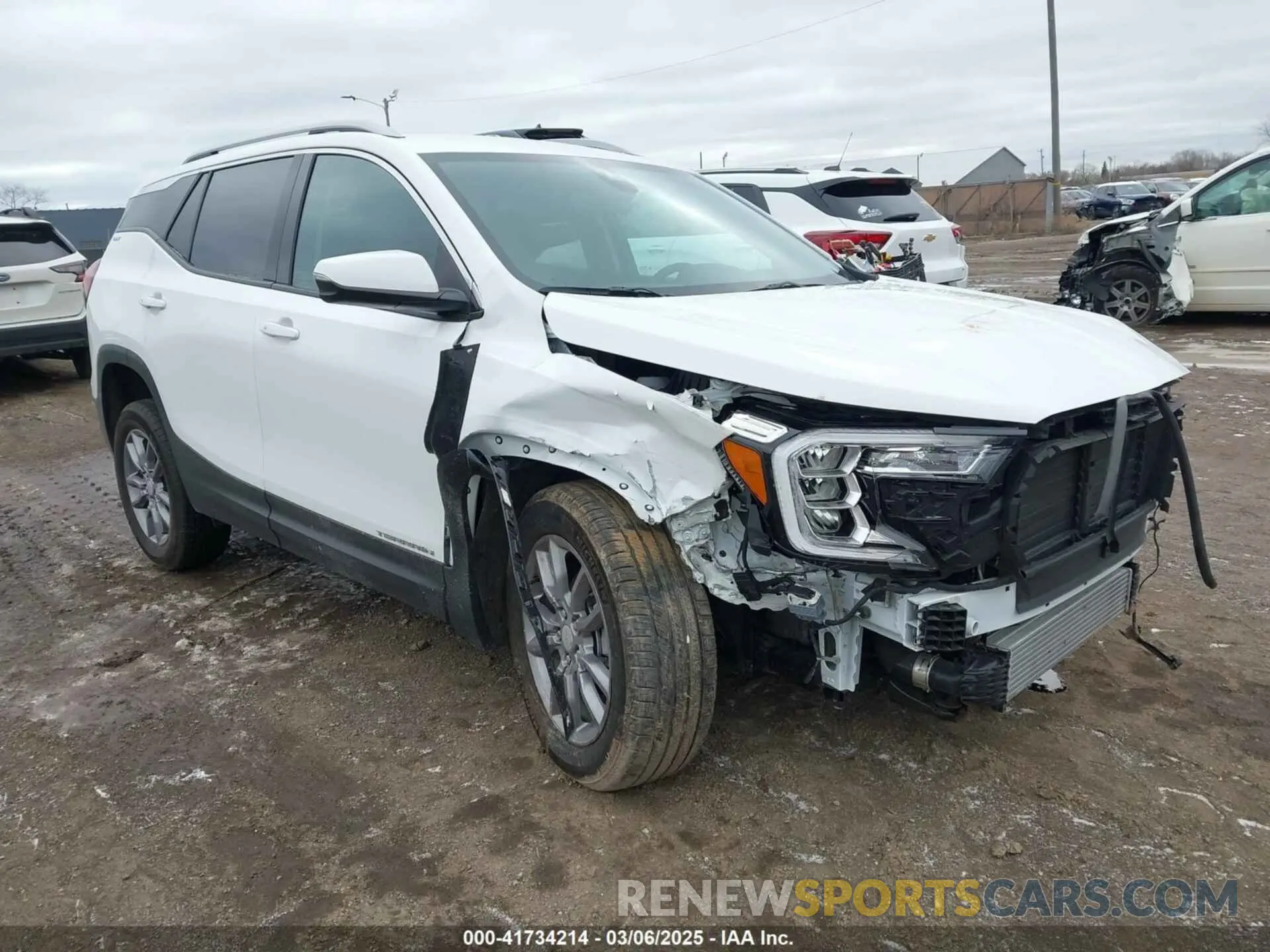 1 Photograph of a damaged car 3GKALVEG6RL212131 GMC TERRAIN 2024