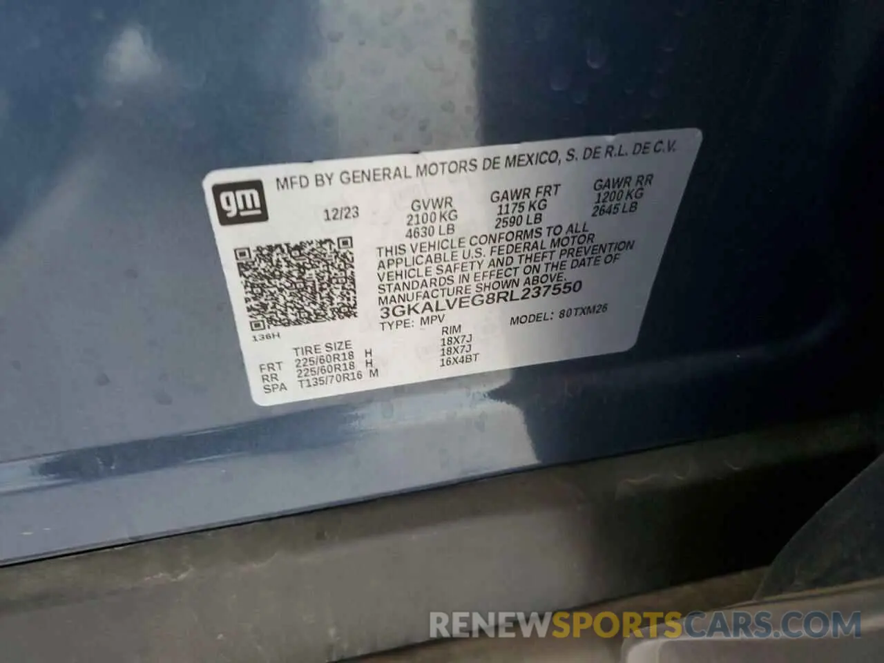 15 Photograph of a damaged car 3GKALVEG8RL237550 GMC TERRAIN 2024