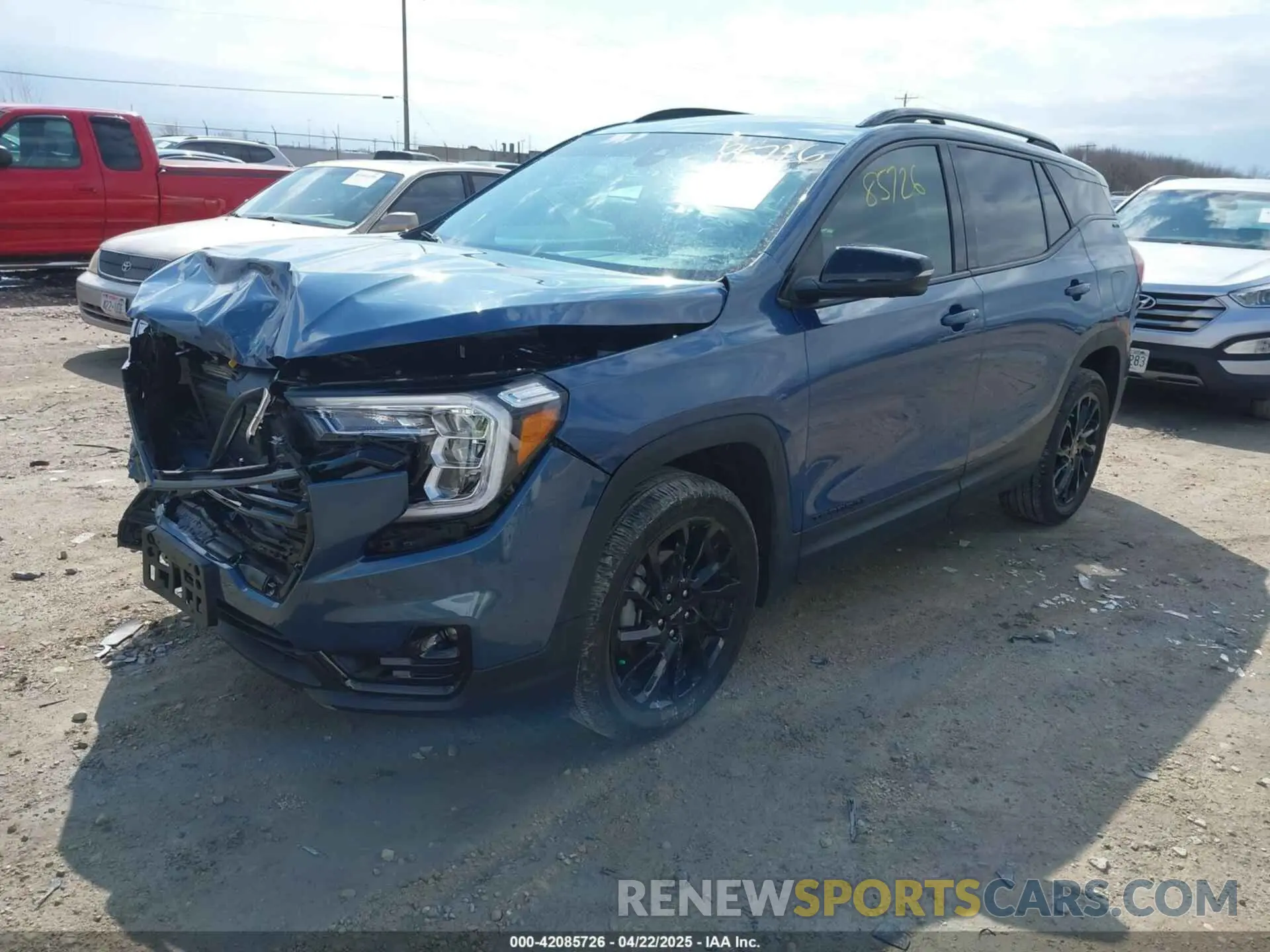 2 Photograph of a damaged car 3GKALVEGXRL123131 GMC TERRAIN 2024