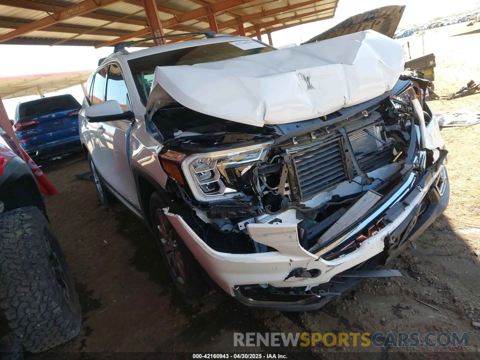 1 Photograph of a damaged car 3GKALVEGXRL147137 GMC TERRAIN 2024