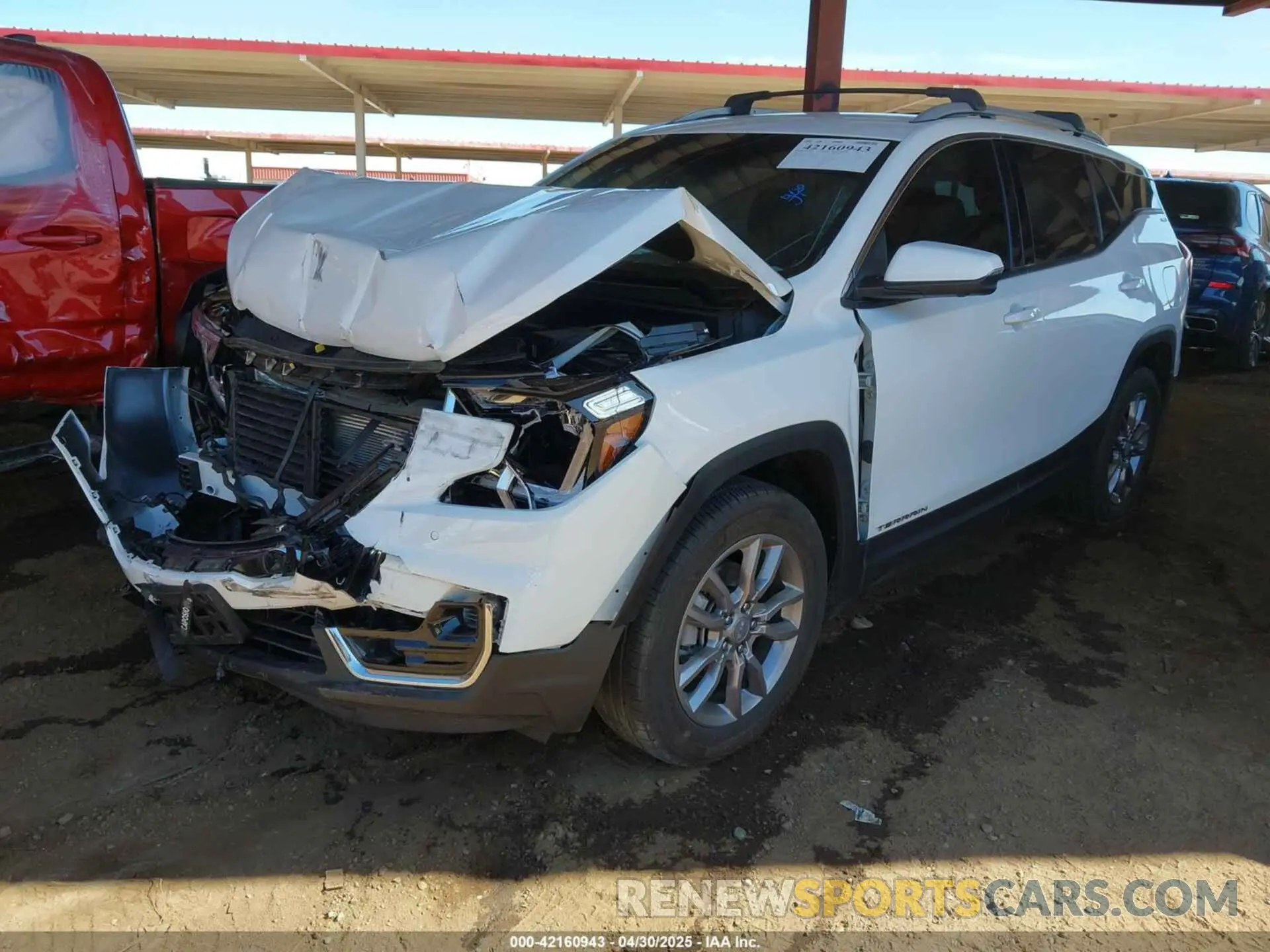 2 Photograph of a damaged car 3GKALVEGXRL147137 GMC TERRAIN 2024