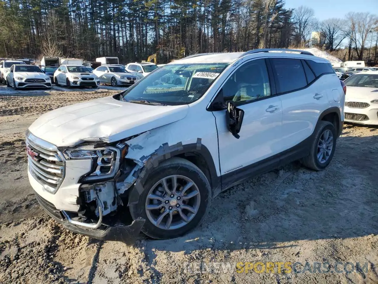 1 Photograph of a damaged car 3GKALVEGXRL166349 GMC TERRAIN 2024