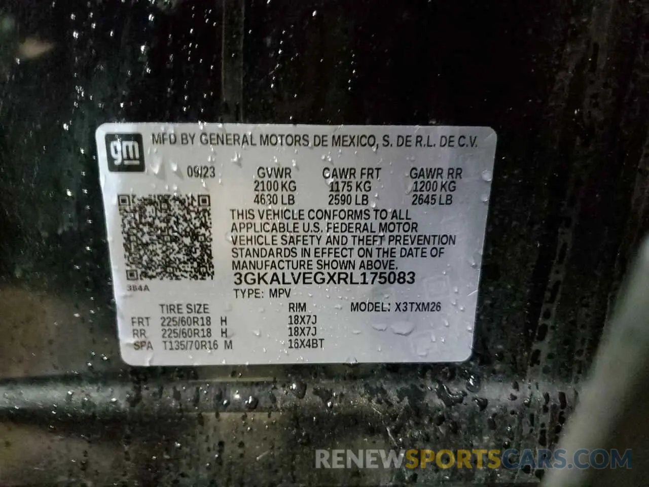 14 Photograph of a damaged car 3GKALVEGXRL175083 GMC TERRAIN 2024