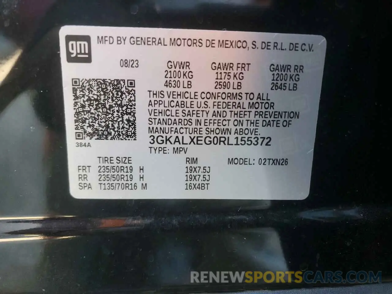 13 Photograph of a damaged car 3GKALXEG0RL155372 GMC TERRAIN 2024