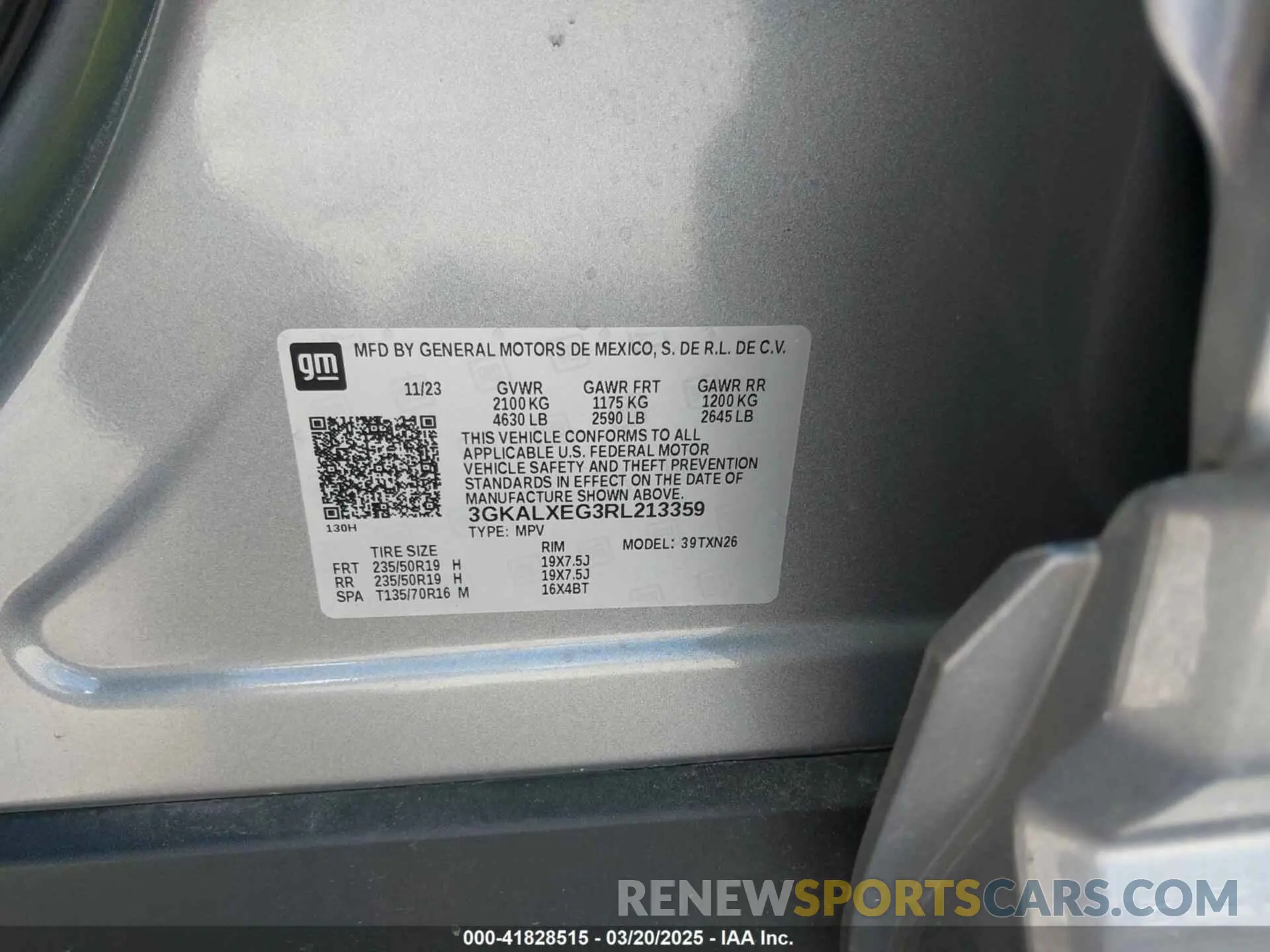 9 Photograph of a damaged car 3GKALXEG3RL213359 GMC TERRAIN 2024