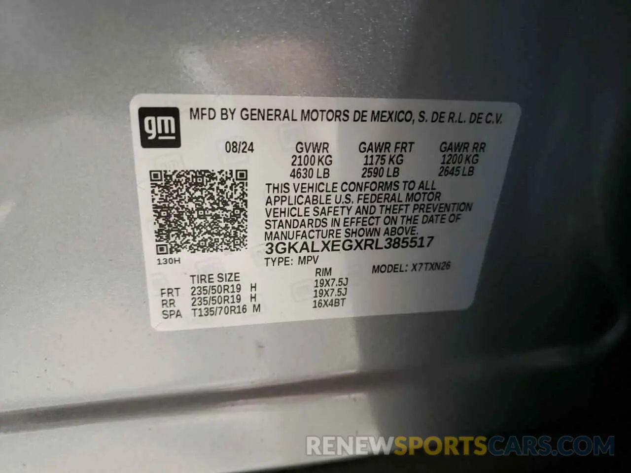 13 Photograph of a damaged car 3GKALXEGXRL385517 GMC TERRAIN 2024