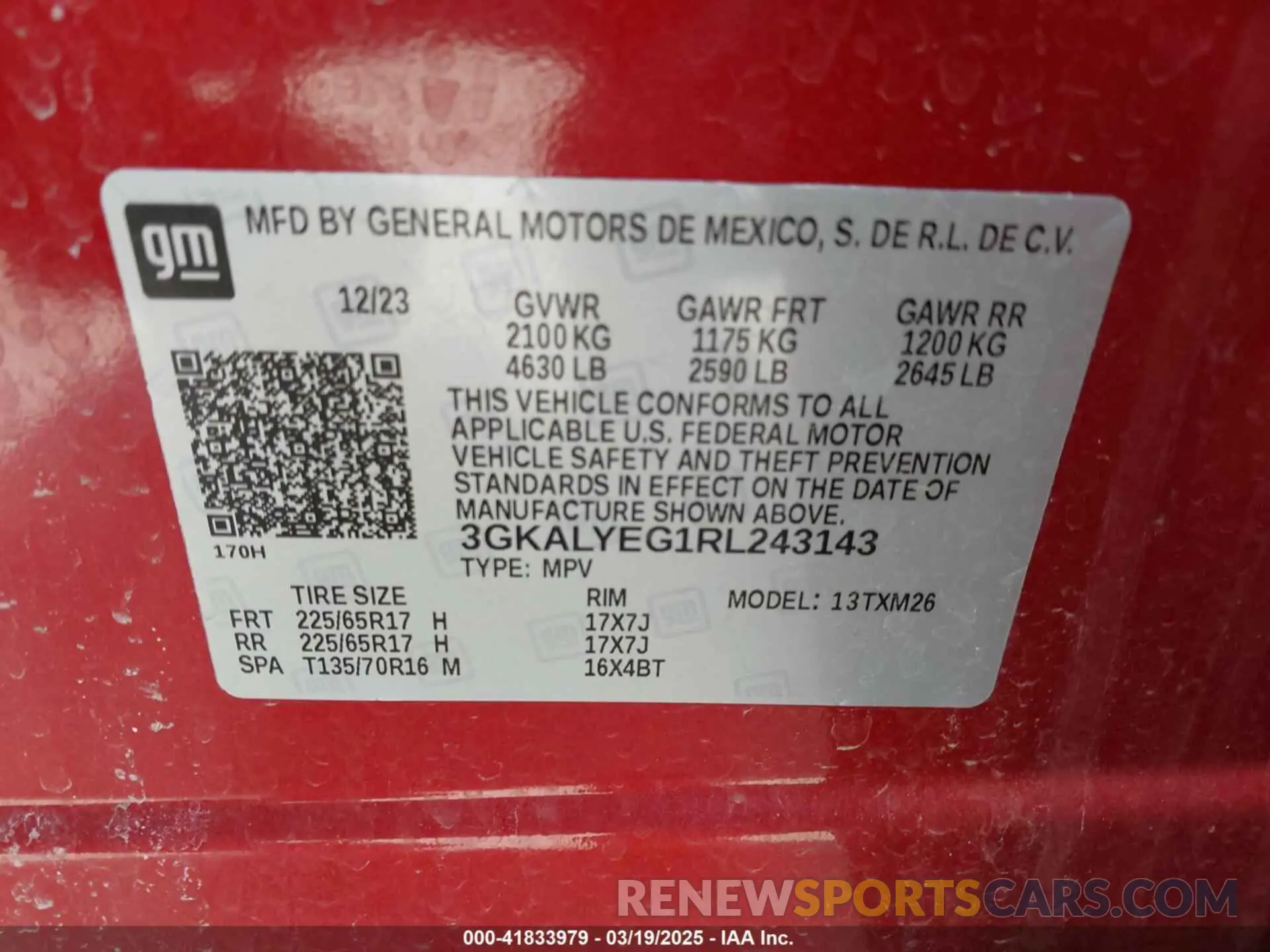 9 Photograph of a damaged car 3GKALYEG1RL243143 GMC TERRAIN 2024