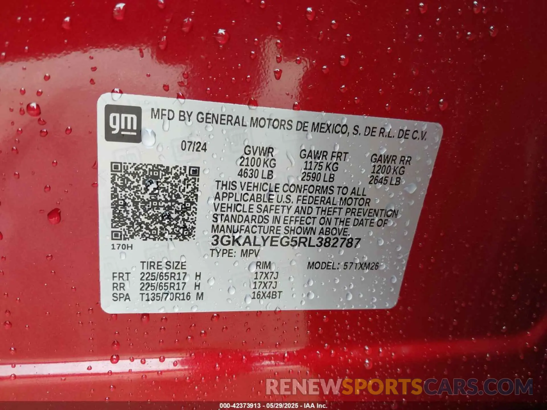 9 Photograph of a damaged car 3GKALYEG5RL382787 GMC TERRAIN 2024