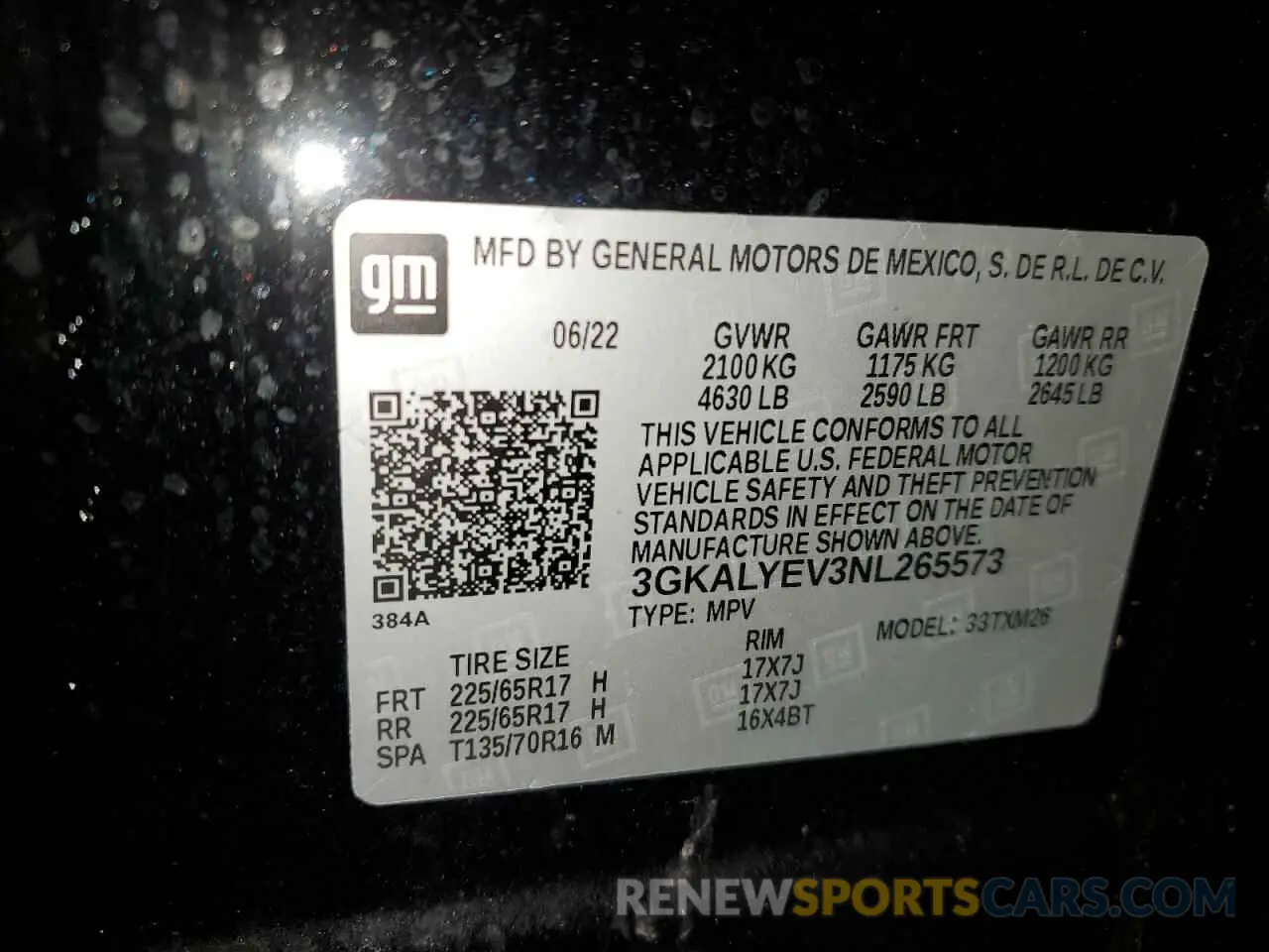 14 Photograph of a damaged car 3GKALYEV3NL265573 GMC TERRAIN AT 2022