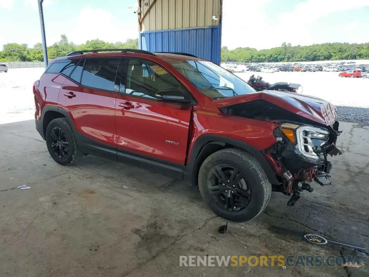 4 Photograph of a damaged car 3GKALYEG1PL244760 GMC TERRAIN AT 2023