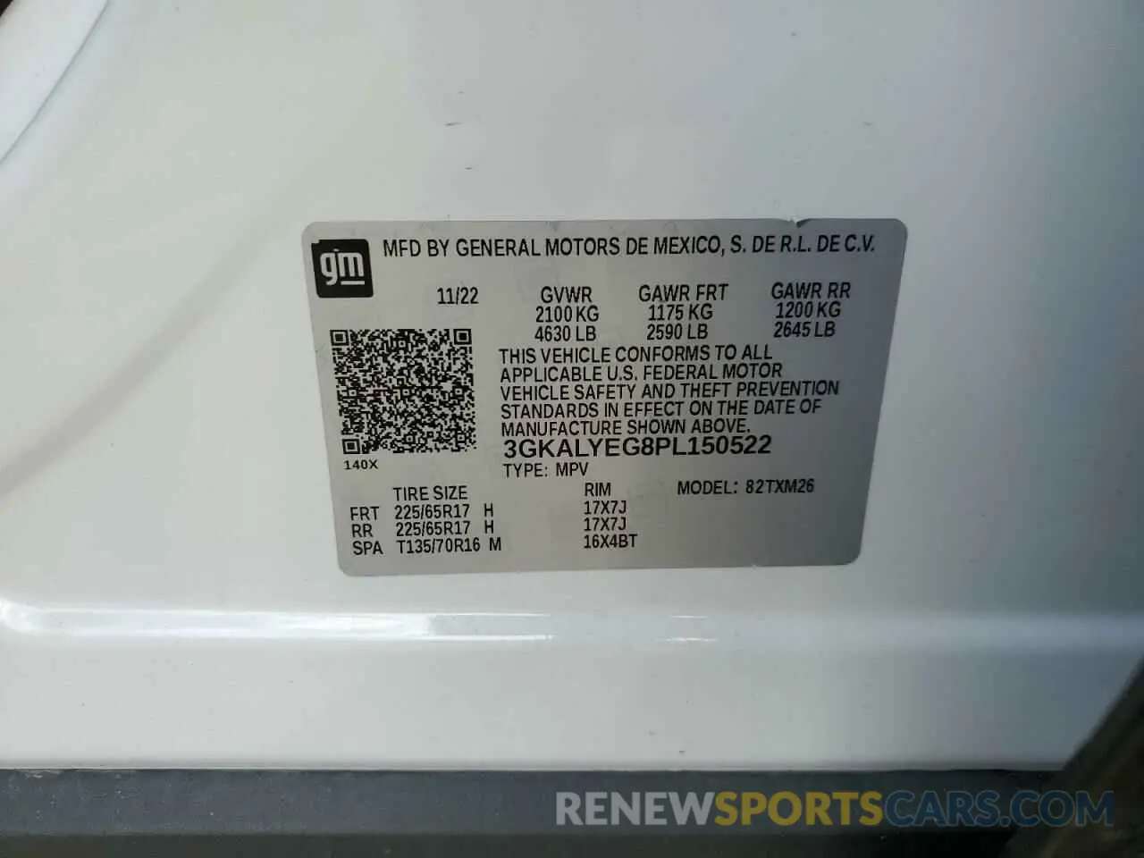 14 Photograph of a damaged car 3GKALYEG8PL150522 GMC TERRAIN AT 2023