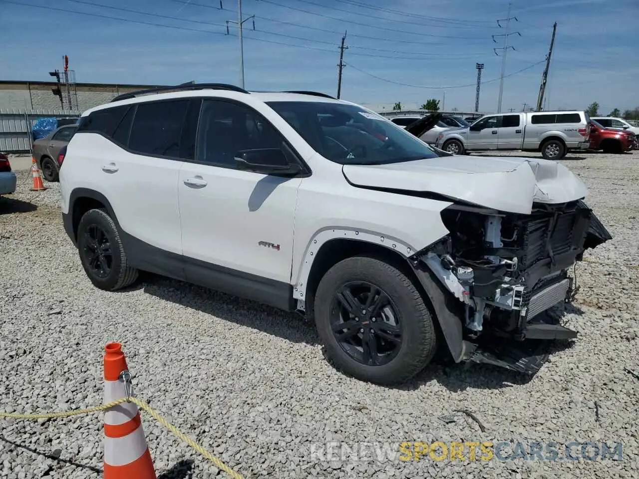 4 Photograph of a damaged car 3GKALYEG2RL168629 GMC TERRAIN AT 2024