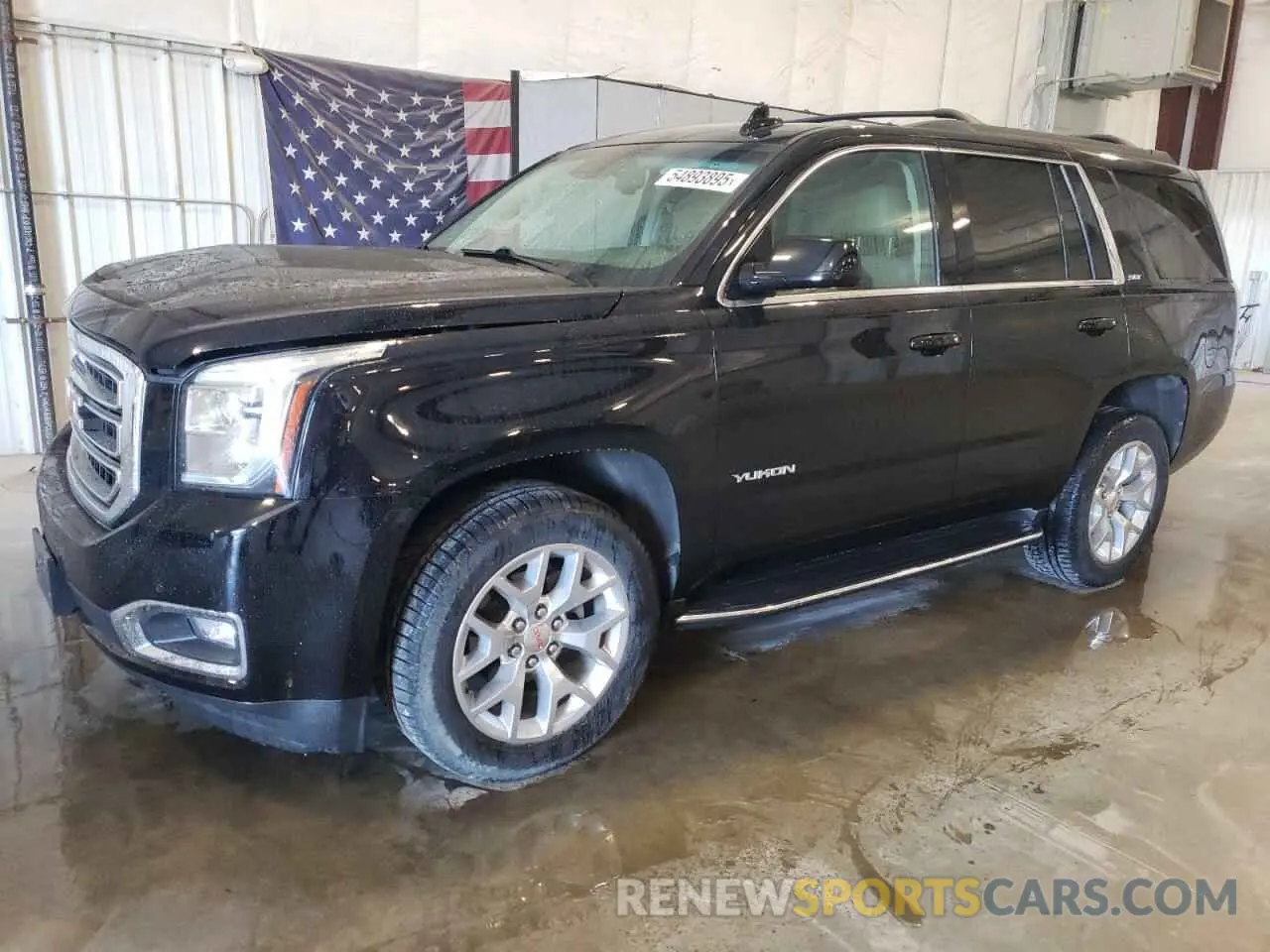 1 Photograph of a damaged car 1GKS2BKC2KR238408 GMC YUKON 2019