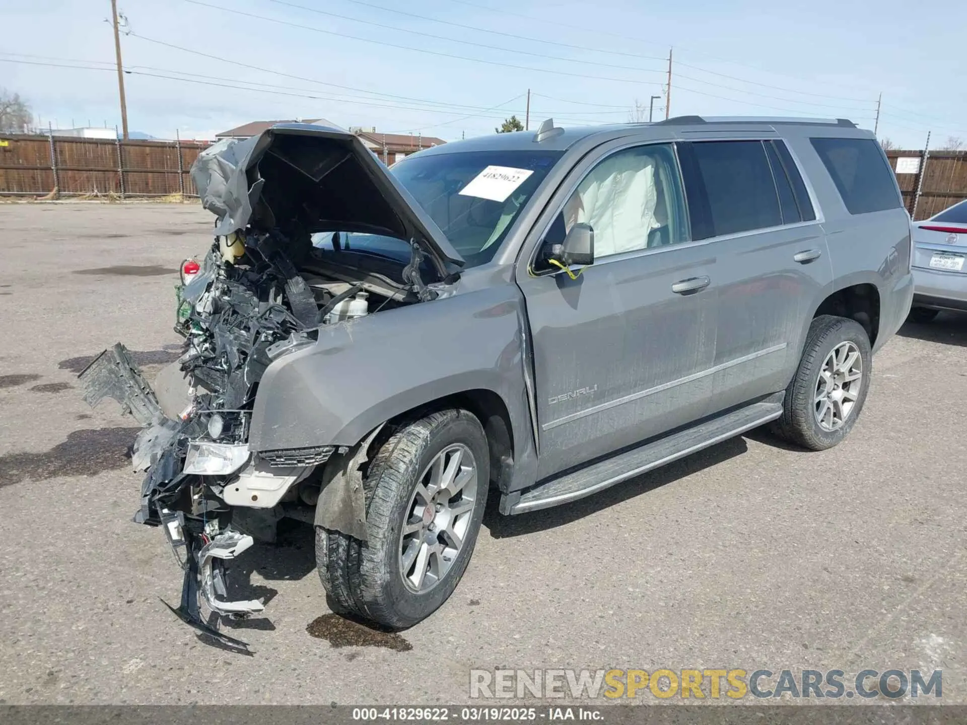 2 Photograph of a damaged car 1GKS2CKJ2KR311152 GMC YUKON 2019
