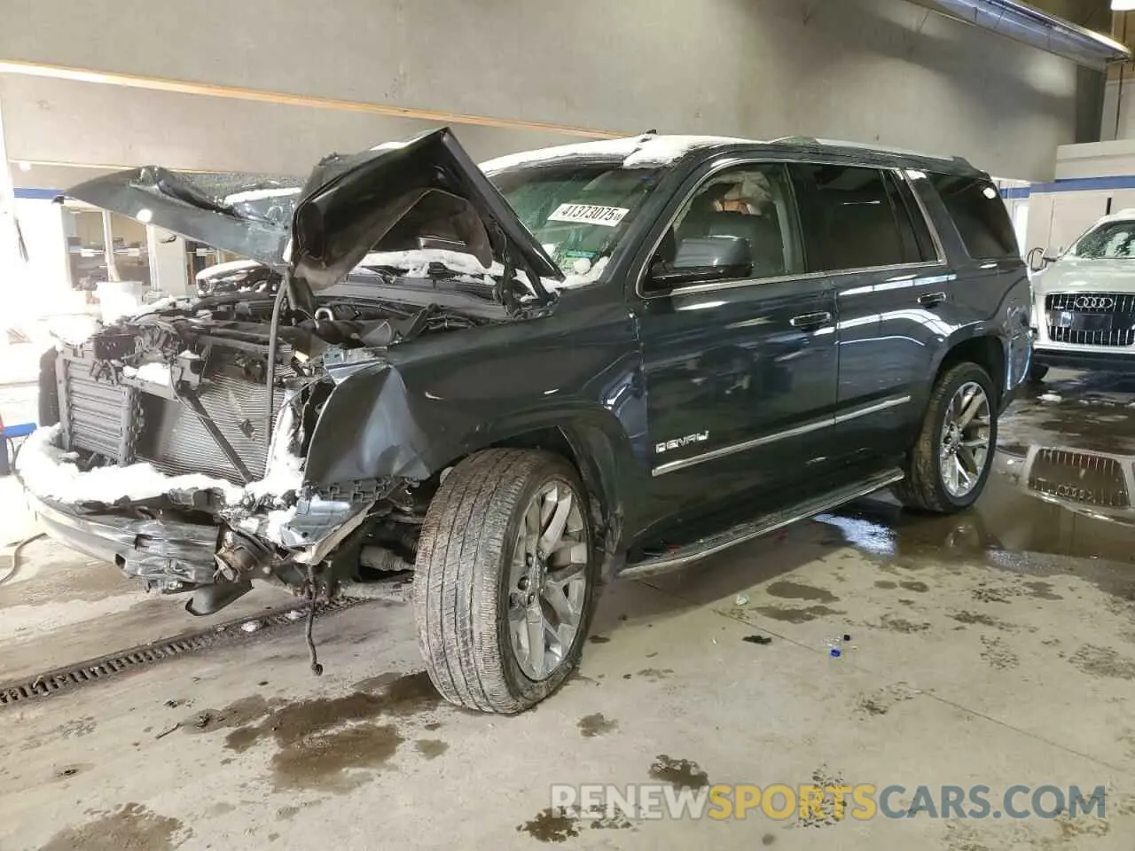 1 Photograph of a damaged car 1GKS2CKJ3KR145966 GMC YUKON 2019