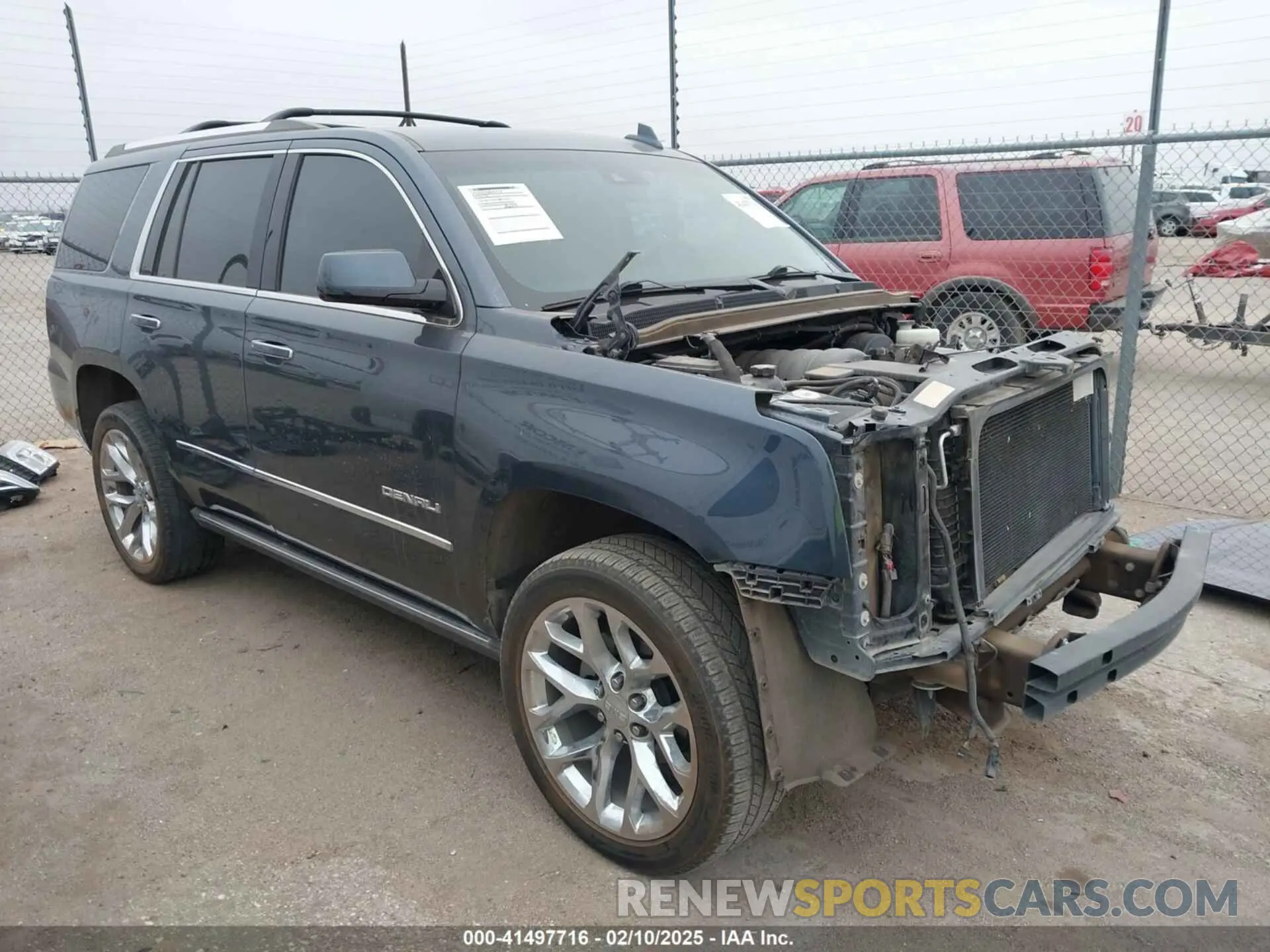1 Photograph of a damaged car 1GKS2CKJXKR302229 GMC YUKON 2019