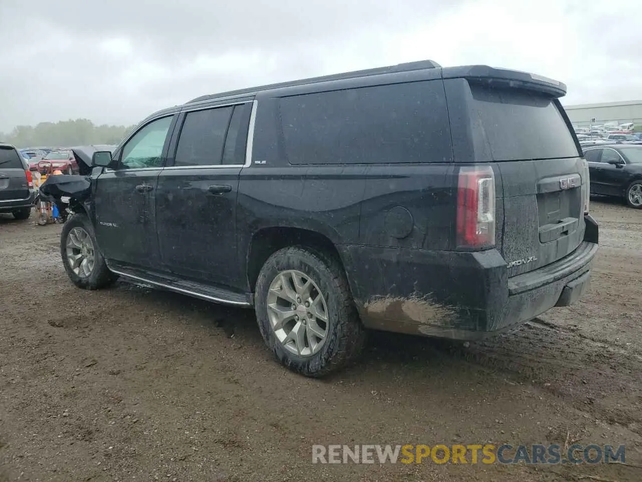 2 Photograph of a damaged car 1GKS2FEC2KR204603 GMC YUKON 2019