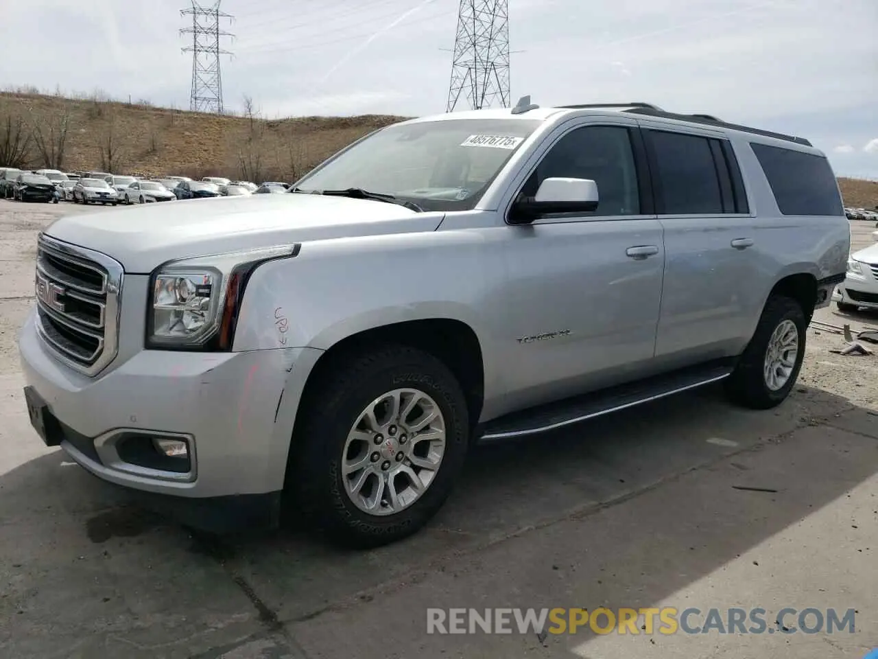 1 Photograph of a damaged car 1GKS2GKC8KR371087 GMC YUKON 2019