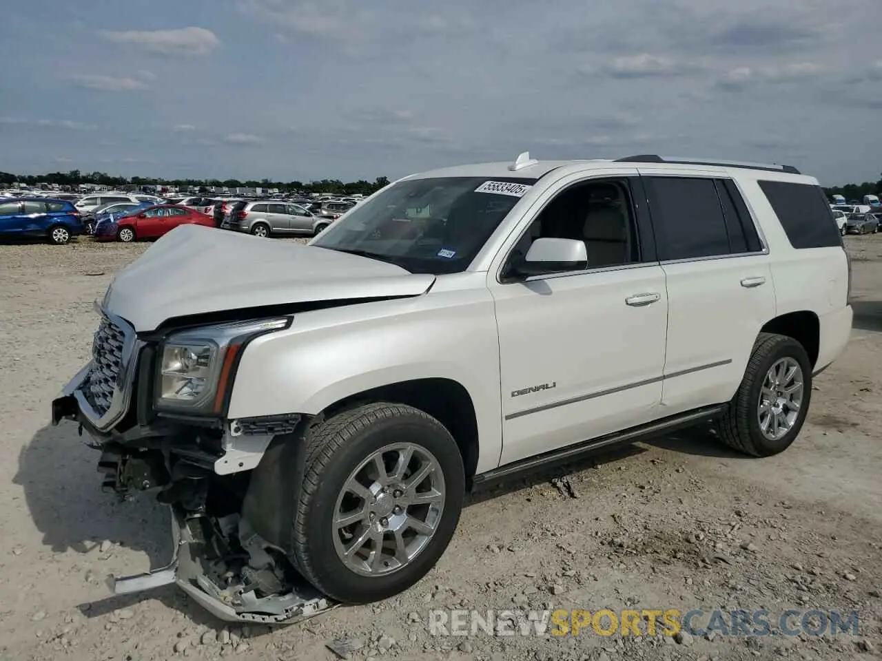 1 Photograph of a damaged car 1GKS1CKJ2LR179188 GMC YUKON 2020