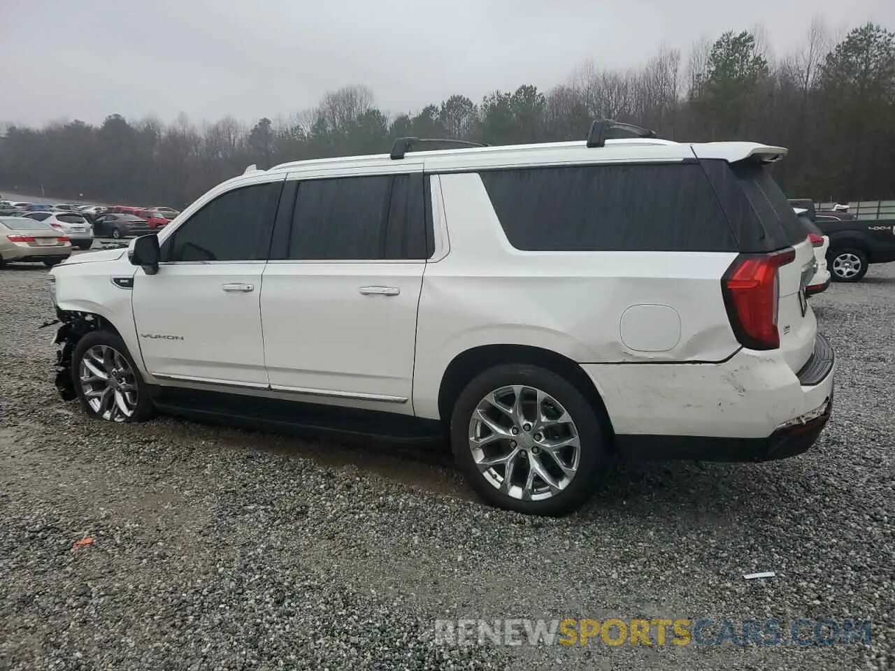 2 Photograph of a damaged car 1GKS1GKD1MR474382 GMC YUKON 2021