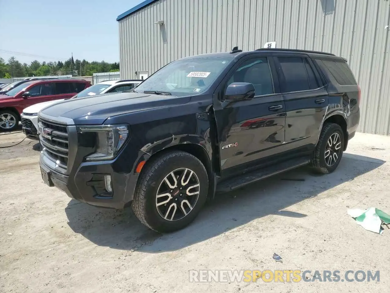 1 Photograph of a damaged car 1GKS2CKD0MR152127 GMC YUKON 2021