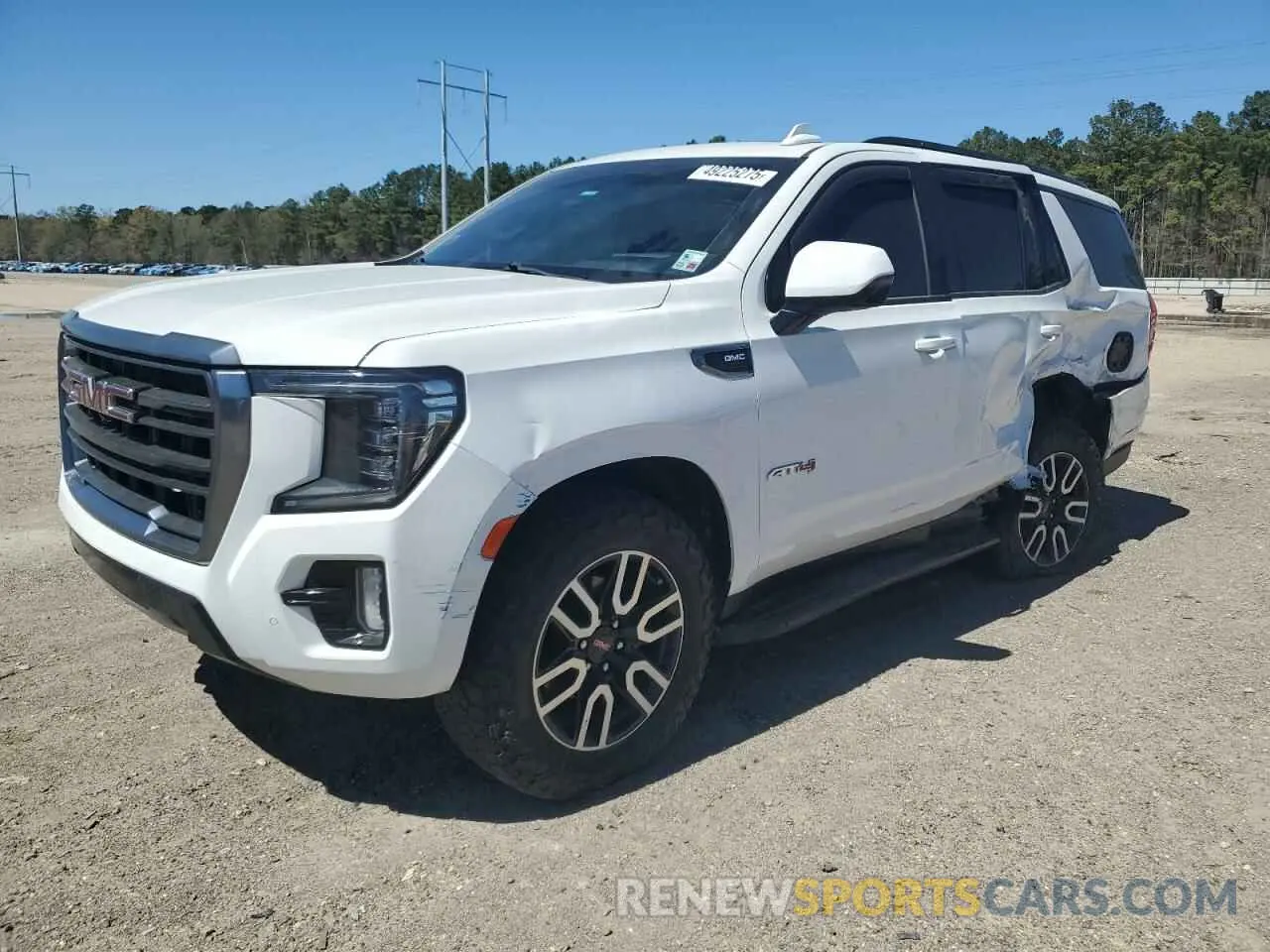 1 Photograph of a damaged car 1GKS2CKD0MR480616 GMC YUKON 2021
