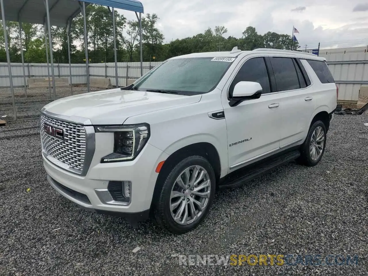 1 Photograph of a damaged car 1GKS2DKL5MR492483 GMC YUKON 2021