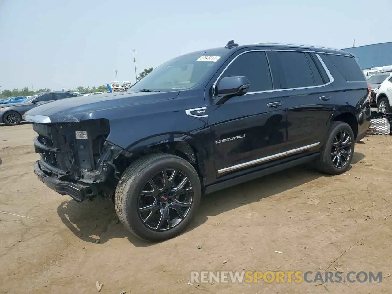 1 Photograph of a damaged car 1GKS2DKLXMR141598 GMC YUKON 2021