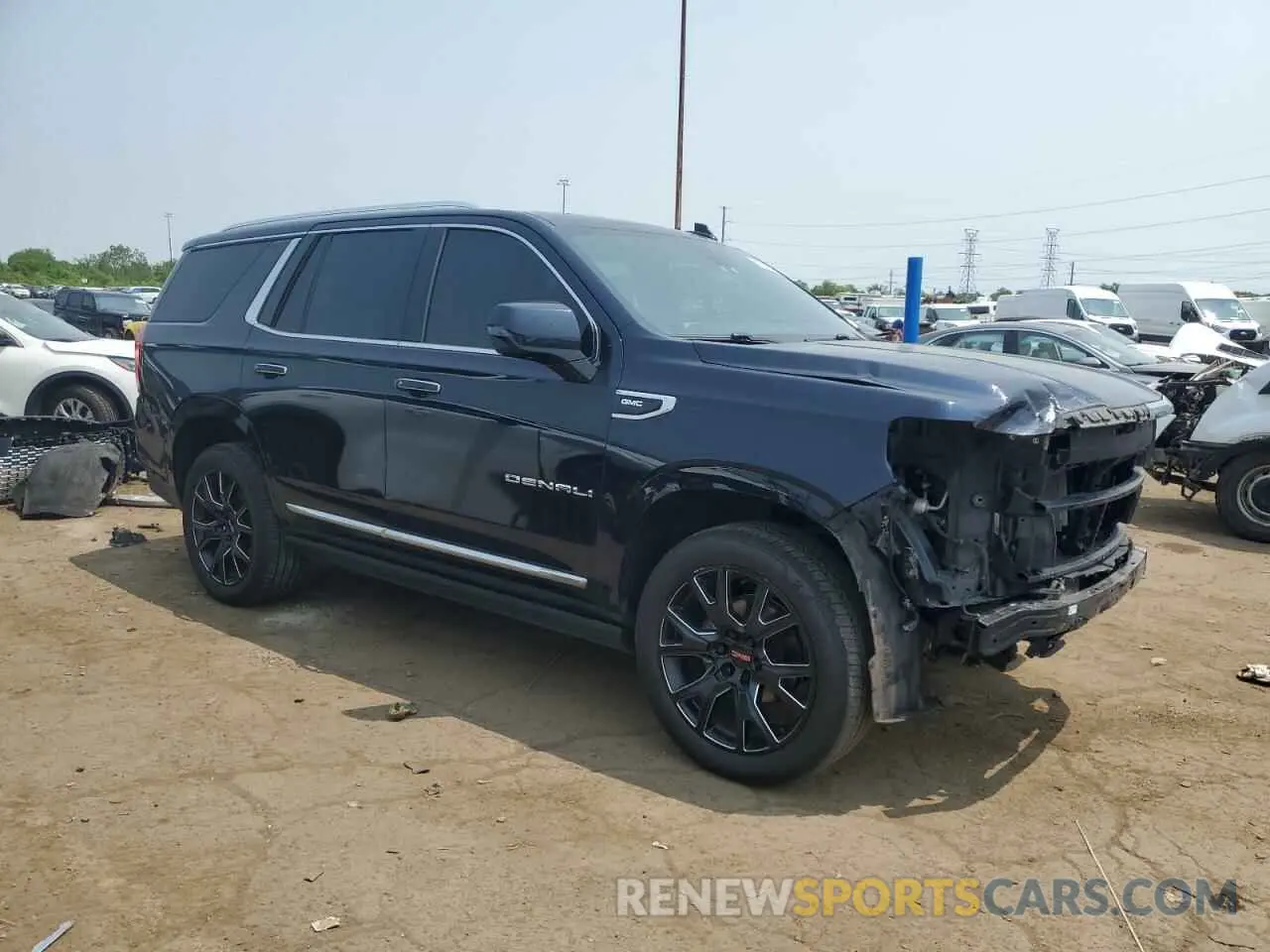 4 Photograph of a damaged car 1GKS2DKLXMR141598 GMC YUKON 2021