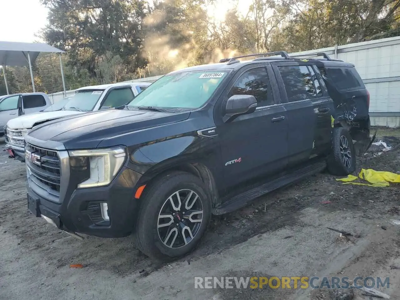 1 Photograph of a damaged car 1GKS2HKD3MR408869 GMC YUKON 2021
