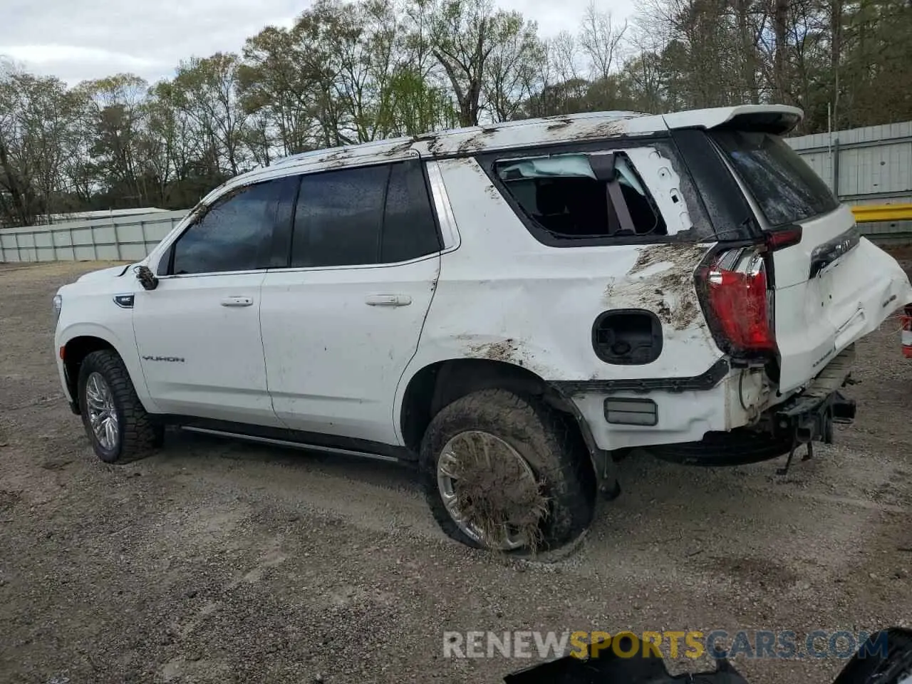 2 Photograph of a damaged car 1GKS1AKD7NR201865 GMC YUKON 2022
