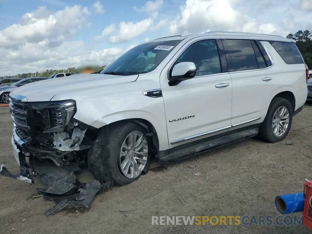 1 Photograph of a damaged car 1GKS1BKD5NR177426 GMC YUKON 2022