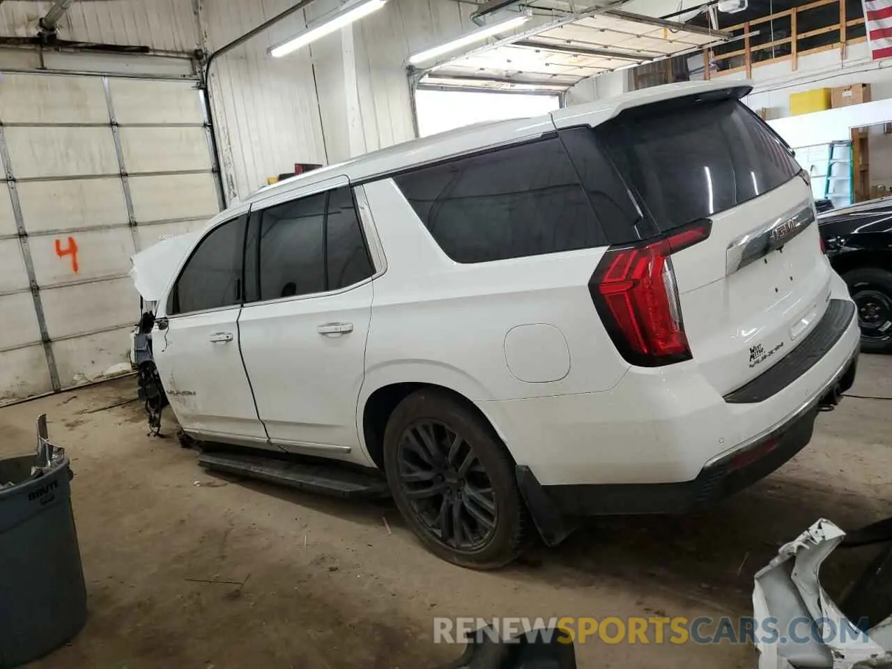 2 Photograph of a damaged car 1GKS2BKT9NR111739 GMC YUKON 2022